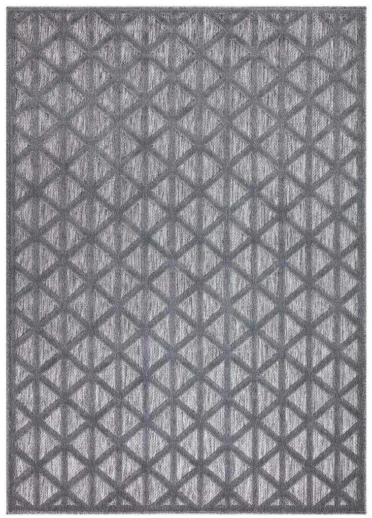 Dekorstudio Terasový koberec SANTORINI - 446 antracitový Rozmer koberca: 60x110cm