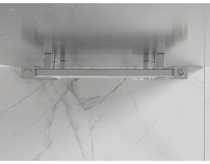 Mexen Pluton vykurovacie teleso 1200 x 500 mm, 487 W, chrómová, W106-1200-500-00-01