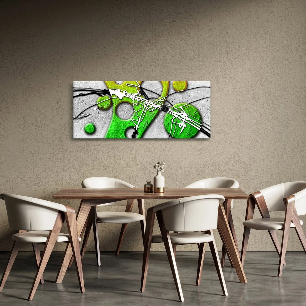 Abstraktný obraz (120x50 cm)