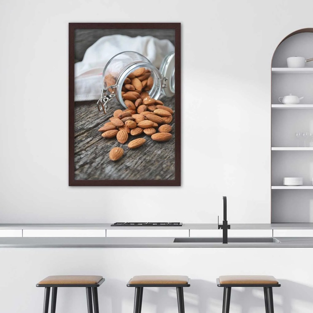 Gario Plagát Pražené mandle Farba rámu: Bez rámu, Rozmery: 20 x 30 cm