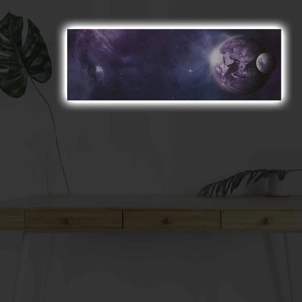 Obraz s LED osvetlením UNIVERSE 30 x 90 cm