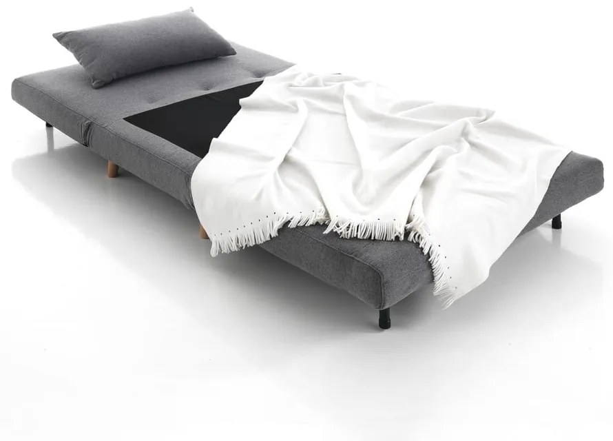 Sivé rozkladacie kreslo Tomasucci Shift