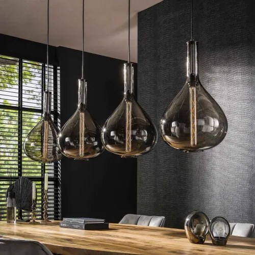 Luster 83-86 4L Drop Glass - Komfort-nábytok