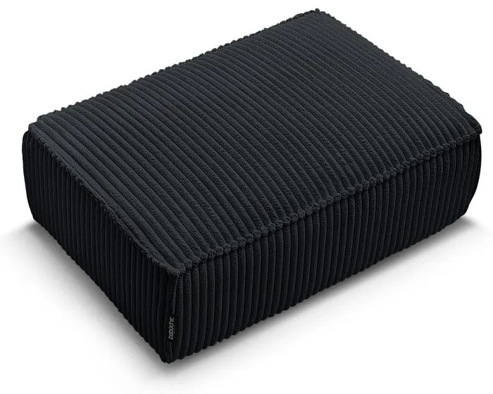 Čierna menčestrová podnožka Chelsea – Bobochic Paris