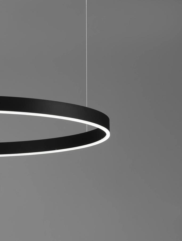 Novaluce LED luster Motif 23 Farba: Čierna, Teplota svetla: 2700-6000K, Verzia: 100