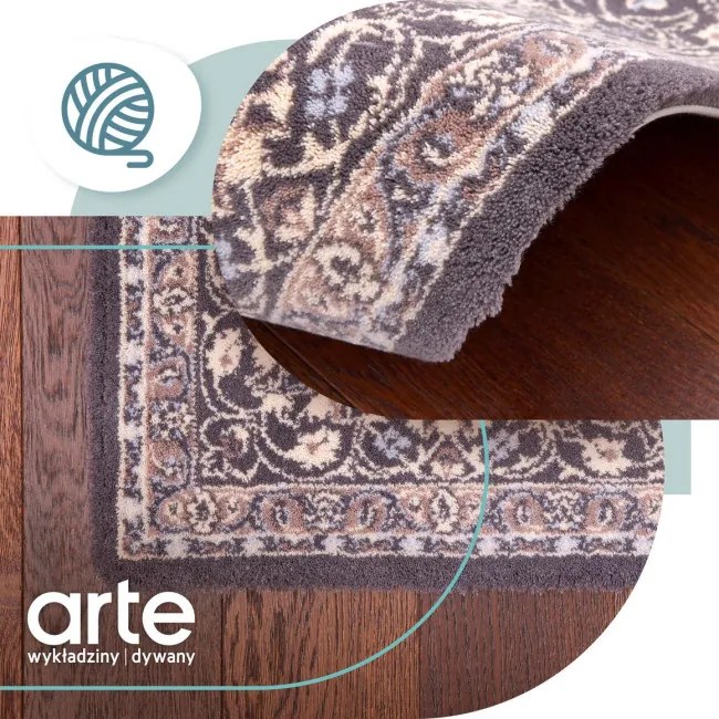 Koberec Agnella Diamond Damore antracit