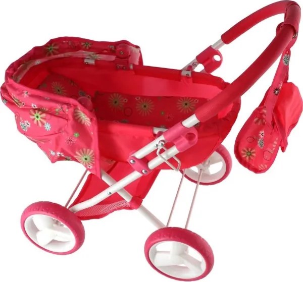 Červený kočík pre bábiky