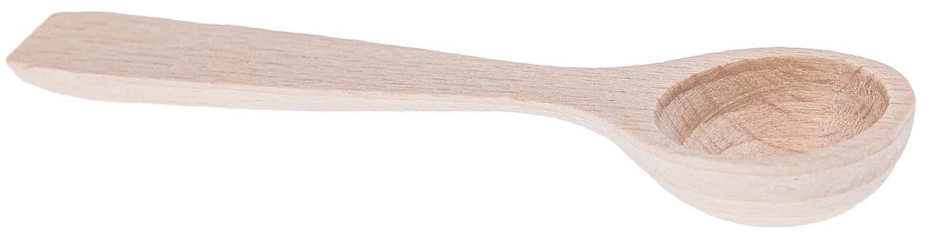Drevená naberačka na korenie, mini-lyžička, SPOON, 8 cm - buk