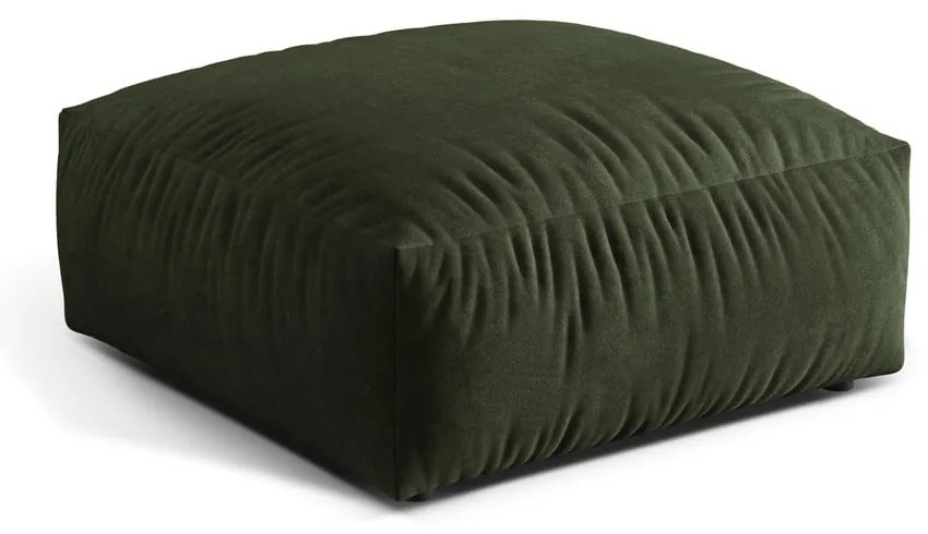 Zelená zamatová modulárna podnožka Martina – Micadoni