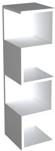 Knižnica ALIN 95x25 cm biela
