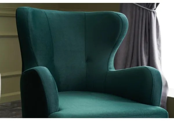 Kreslo ušiak NEKO zelené