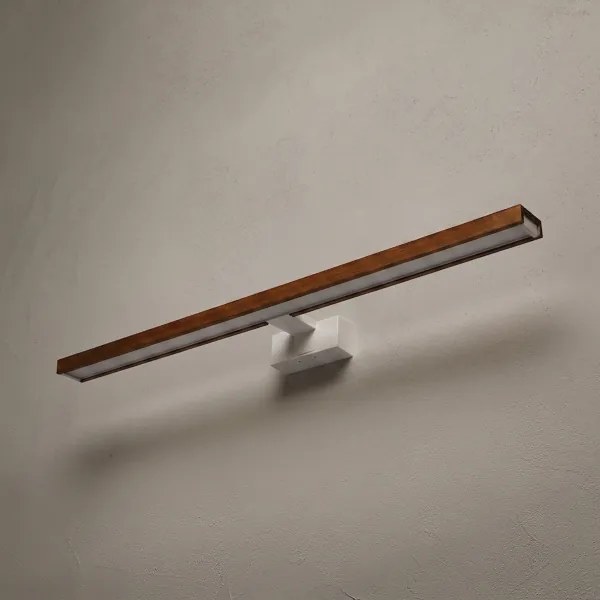 BRILAGI - LED kúpeľňové osvetlenie zrkadla 3v1 WOODY MIRROR LED/15W/230V IP44 biela/dub/čerešňa