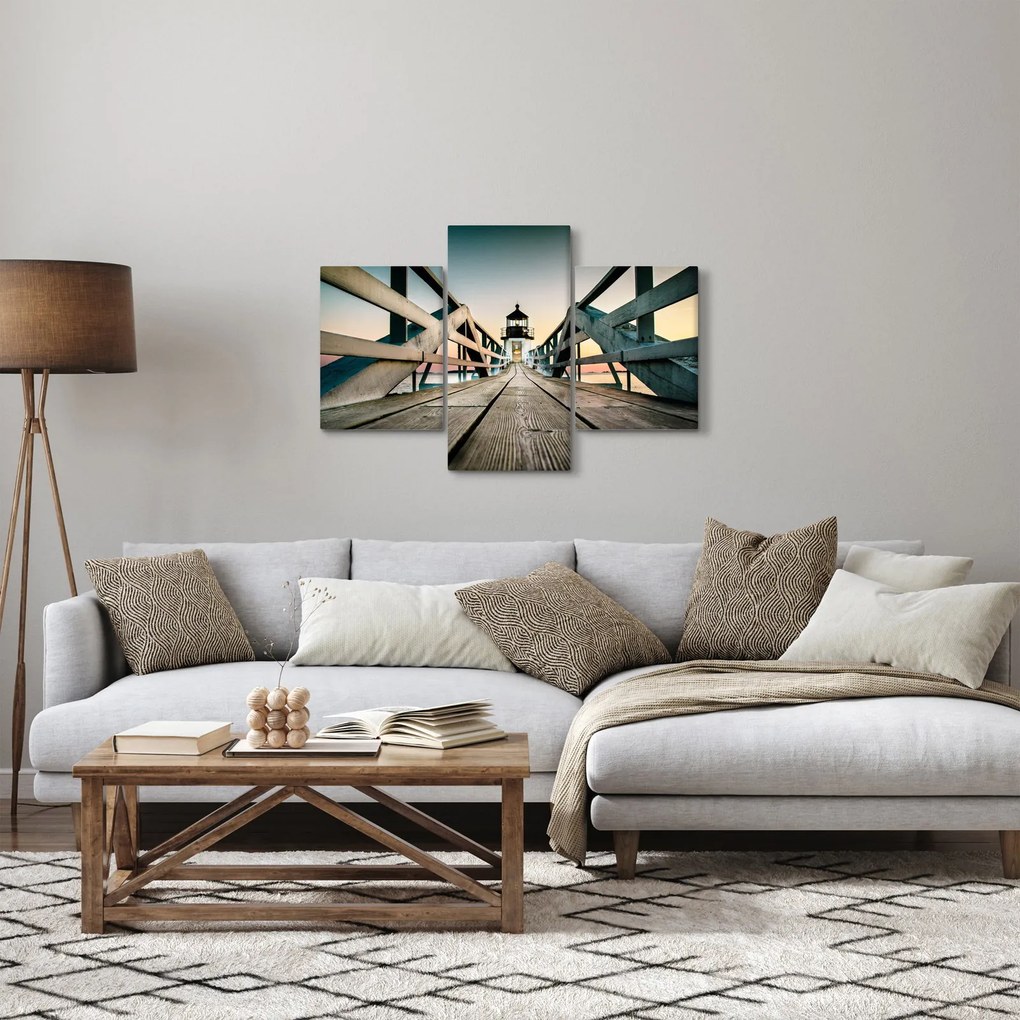 Obraz - Na móle (90x60 cm)