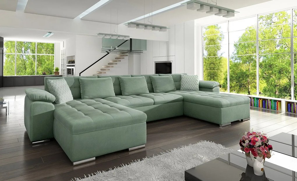 Rohová sedacia súprava Wicenza, Dostupné poťahy: ekokoža Soft 011 + Lux 06