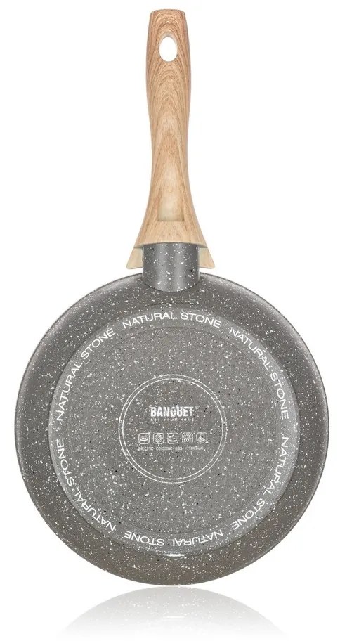 BANQUET Panvica s nepriľnavým povrchom NATURAL STONE 20 x 4,3 cm