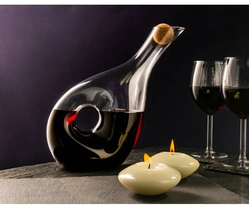 015069 Dizajnová karafa na víno a vodu - TWISTED