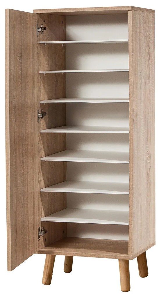 Predsieňová zostava Beside 1 (dub sonoma + kameň). Akcia -18%. Vlastná spoľahlivá doprava až k Vám domov. 1093981