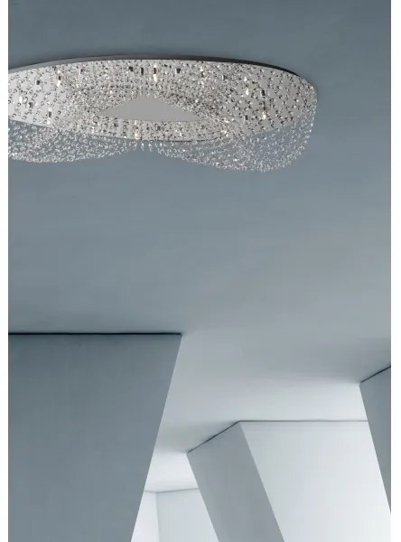 Prezent 69047 - ELIPTHON Stropné prisadené svietidlo 10xG9/33W/230V