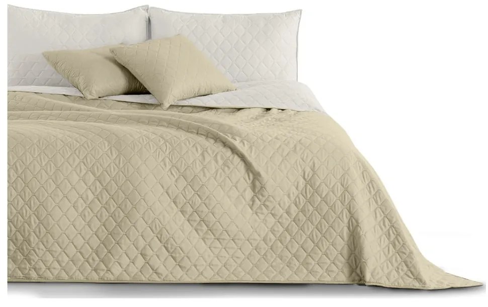 Béžový obojstranný pléd z mikrovlákna DecoKing Axel, 260 × 280 cm