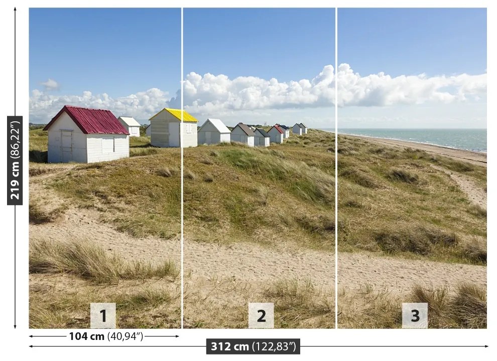 Fototapeta Vliesová Dunes beach 208x146 cm