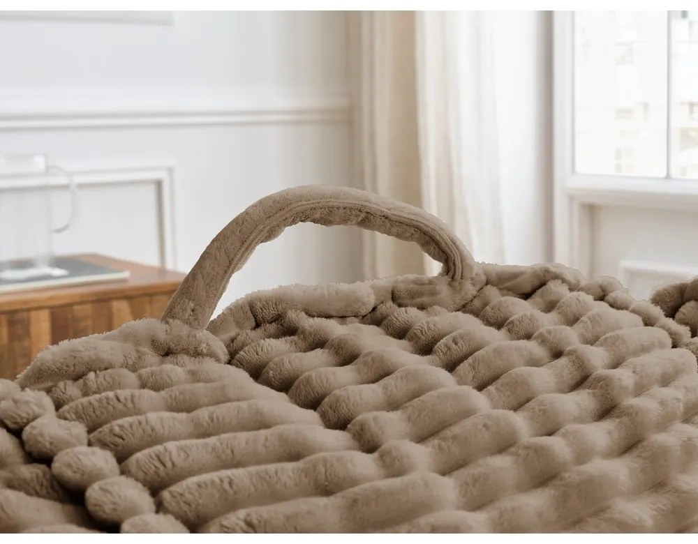 Hnedý menčestrový sedací vak Socrate – Bobochic Paris