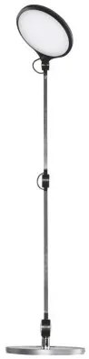 Stolná LED lampa Karen s bezdrôtovým nabíjaním čierna