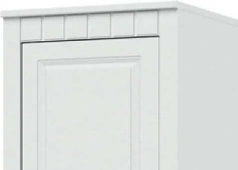 Šatníková skriňa Atik, biela