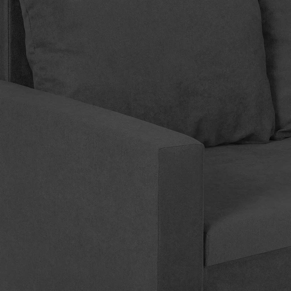 Rozkládací pohovka DELLA Černá