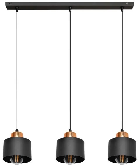 Luster na lanku EDISON 3xE27/15W/230V