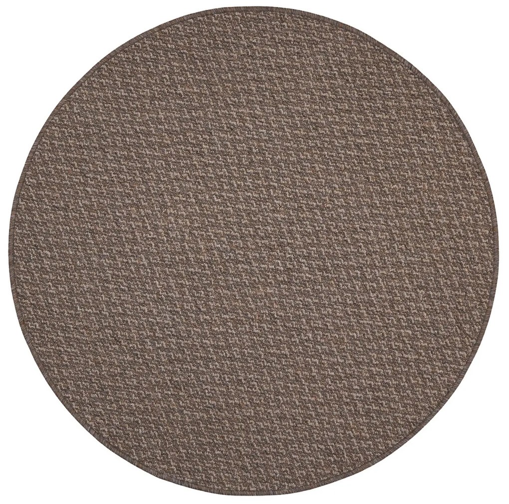 Vopi koberce Kusový koberec Toledo cognac kruh - 100x100 (priemer) kruh cm