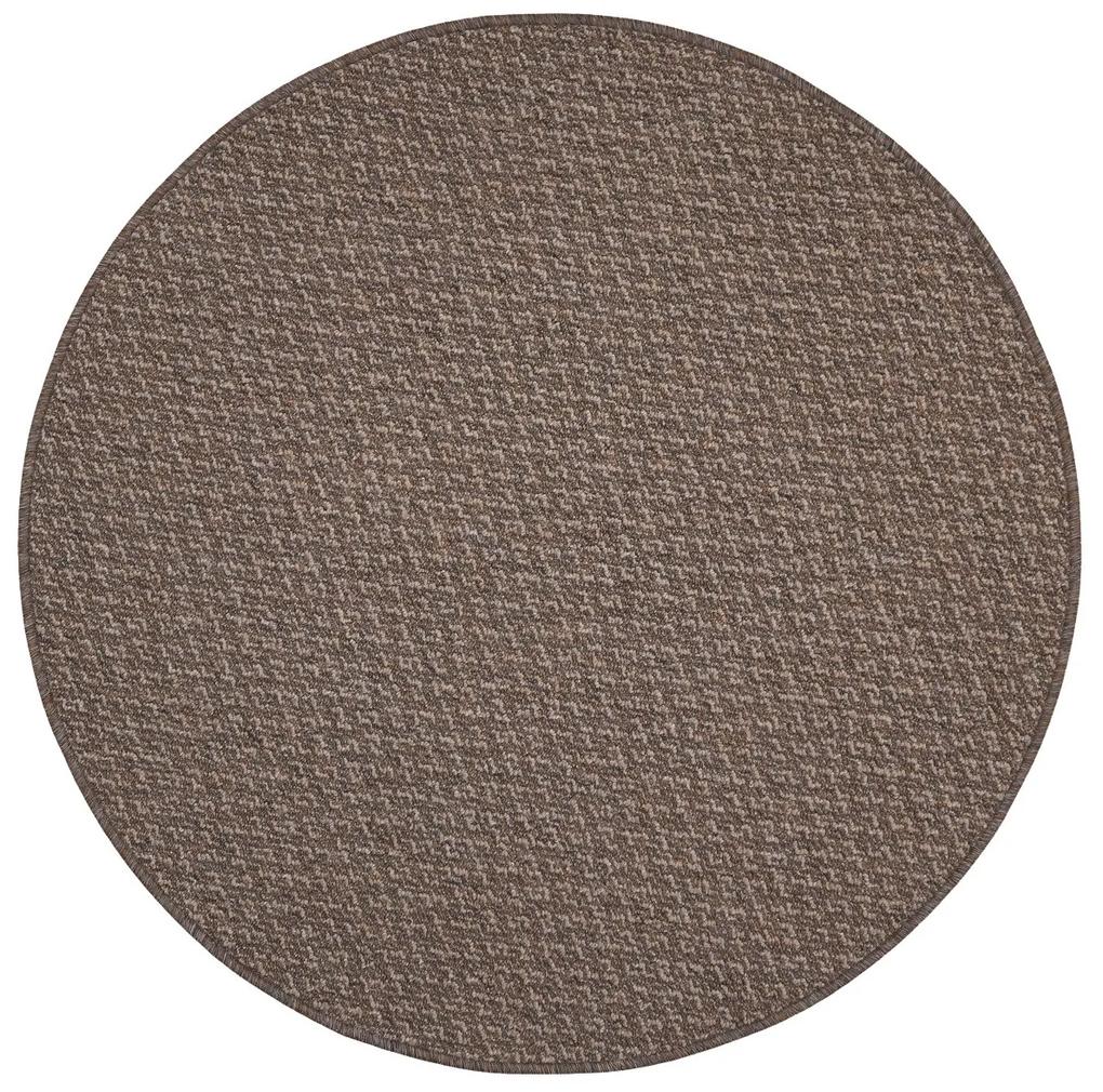 Vopi koberce Kusový koberec Toledo cognac kruh - 160x160 (priemer) kruh cm