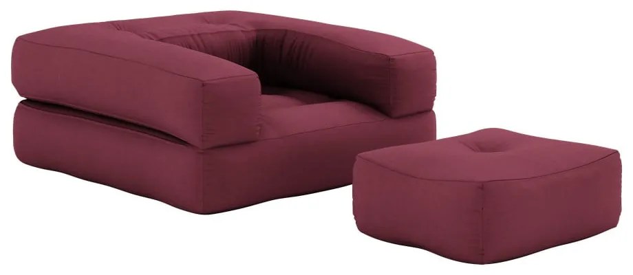 Variabilné kreslo Karup Design Cube Bordeaux