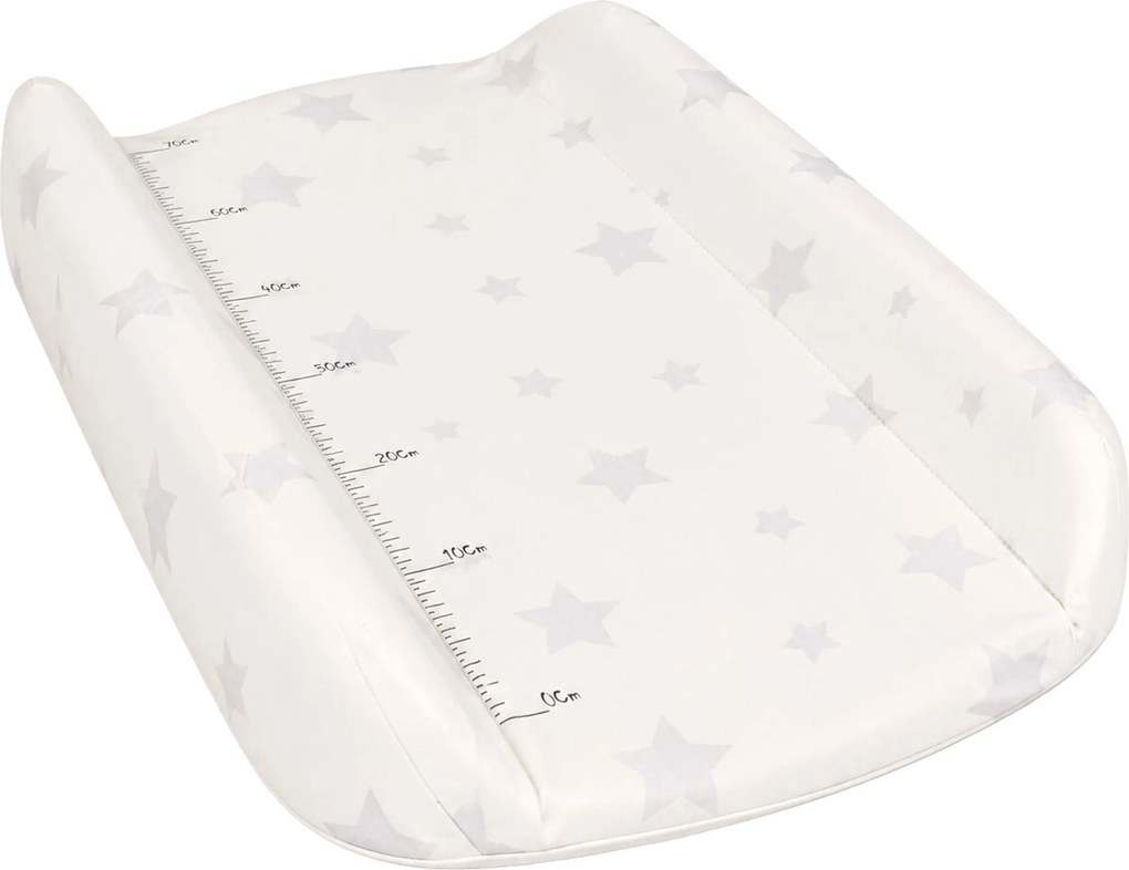 Prebaľovací nadstavec 85x50 cm ECOTOYS na postieľku/komodu, profilovaný PVC, hviezdičky