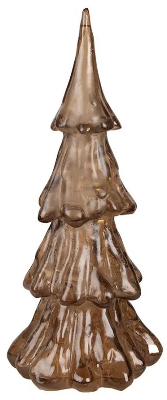 Bronzový svietiaci vianočný stromček Led Tree - Ø 14*33 cm