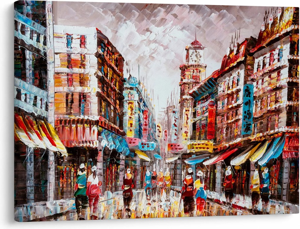 Obrázok - Hong Kong, olejomaľba (70x50 cm)