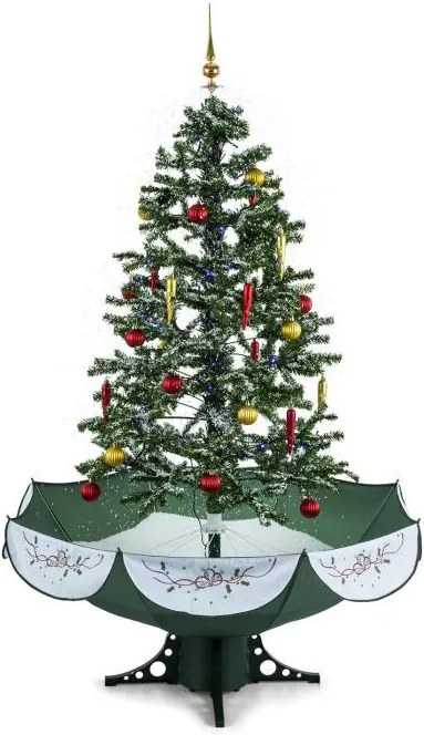 OneConcept Everwhite-GR, 180 cm, zelená, vianočný stromček, simulácia sneženia