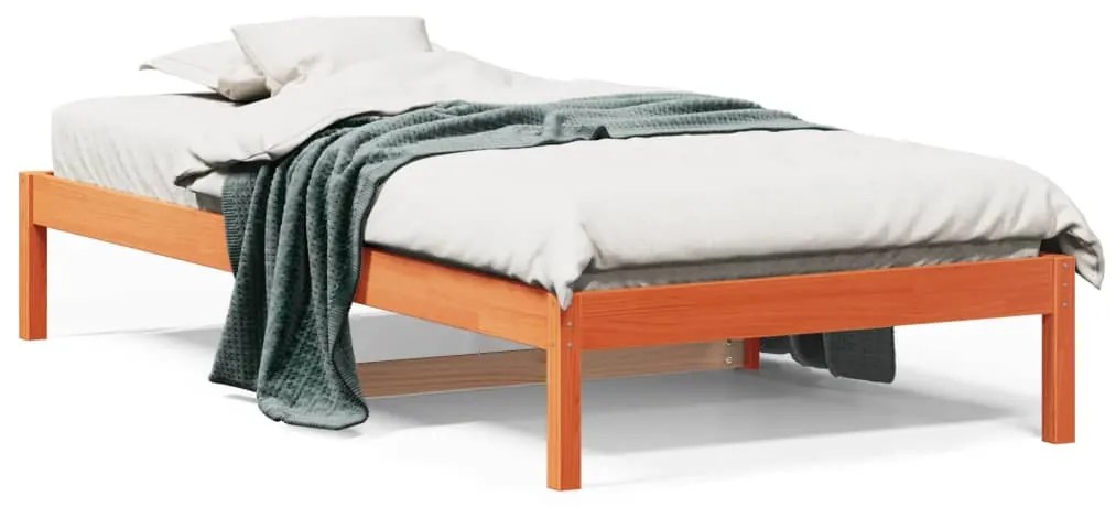 Denná posteľ voskovo hnedá 80x200 cm borovicový masív 844406