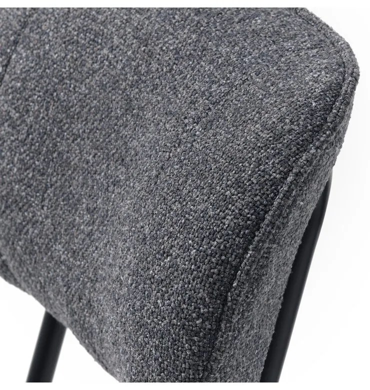 Tmavosivá jedálenská stolička Buffalo – Unique Furniture