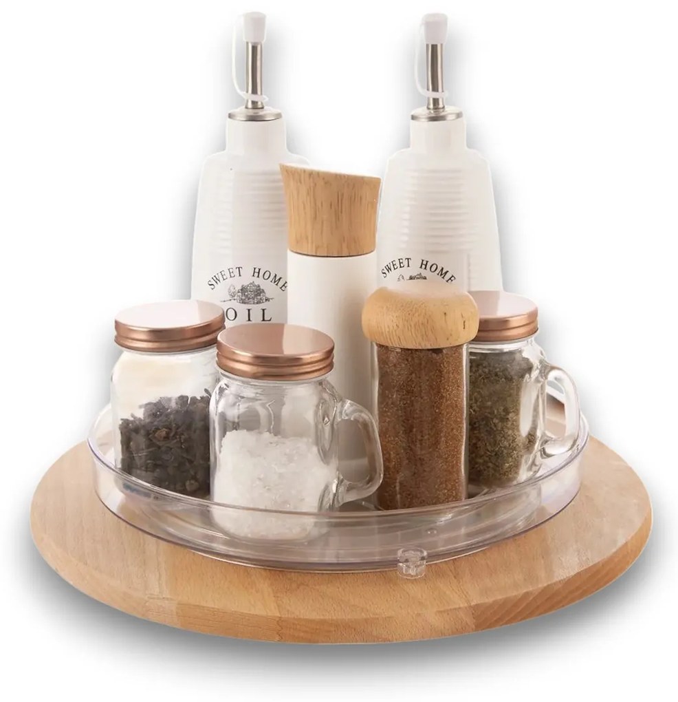 Otočný organizér LAZY SUSAN Orion - nízky 3,5cm /pr. 27cm