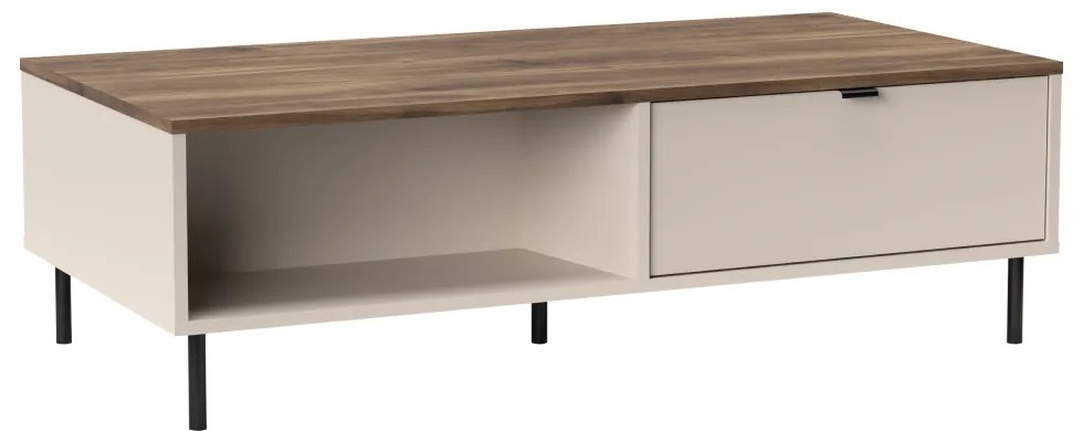 Konferenčný stolík, kašmír/dub castello, EYCO 2S/110