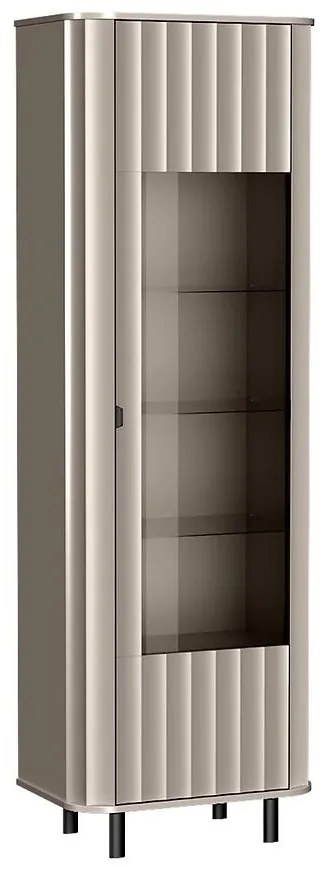 Vitrína Novado 4nv Clay Gray