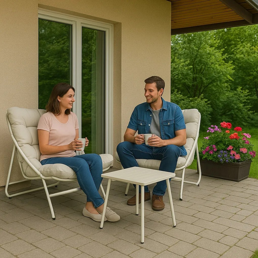 Set záhradného nábytku Relax, 3 ks