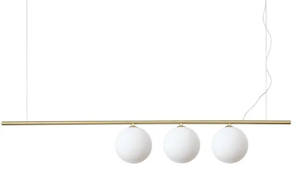 Ideal Lux - LED Luster na lanku PERLINE 3xG9/3W/230V zlatá