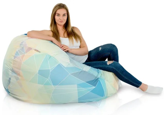 Sedací vak SAKO Abstract Pastel