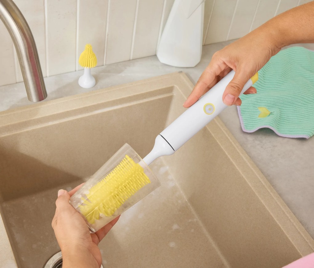 Akumulátorová kefka na fľašu a sklo