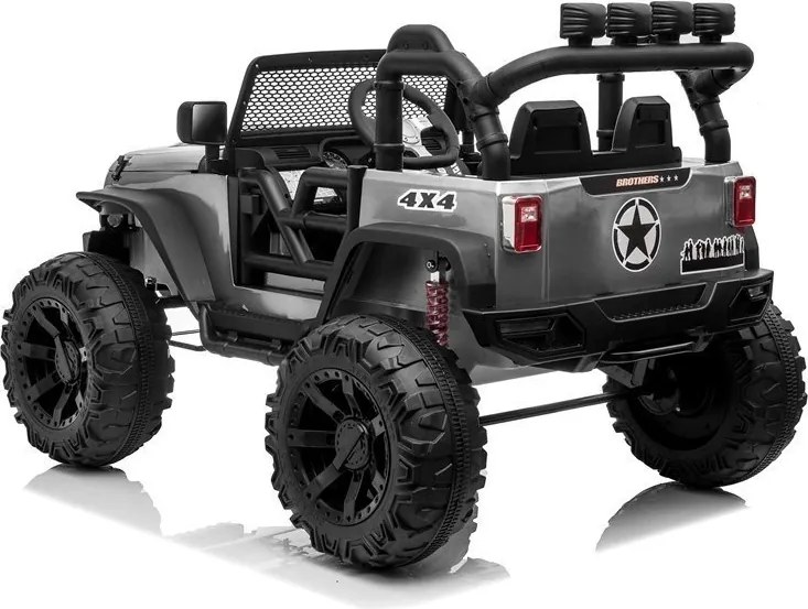 LEAN CARS Jeep JC666 Batéria Auto Strieborný lak