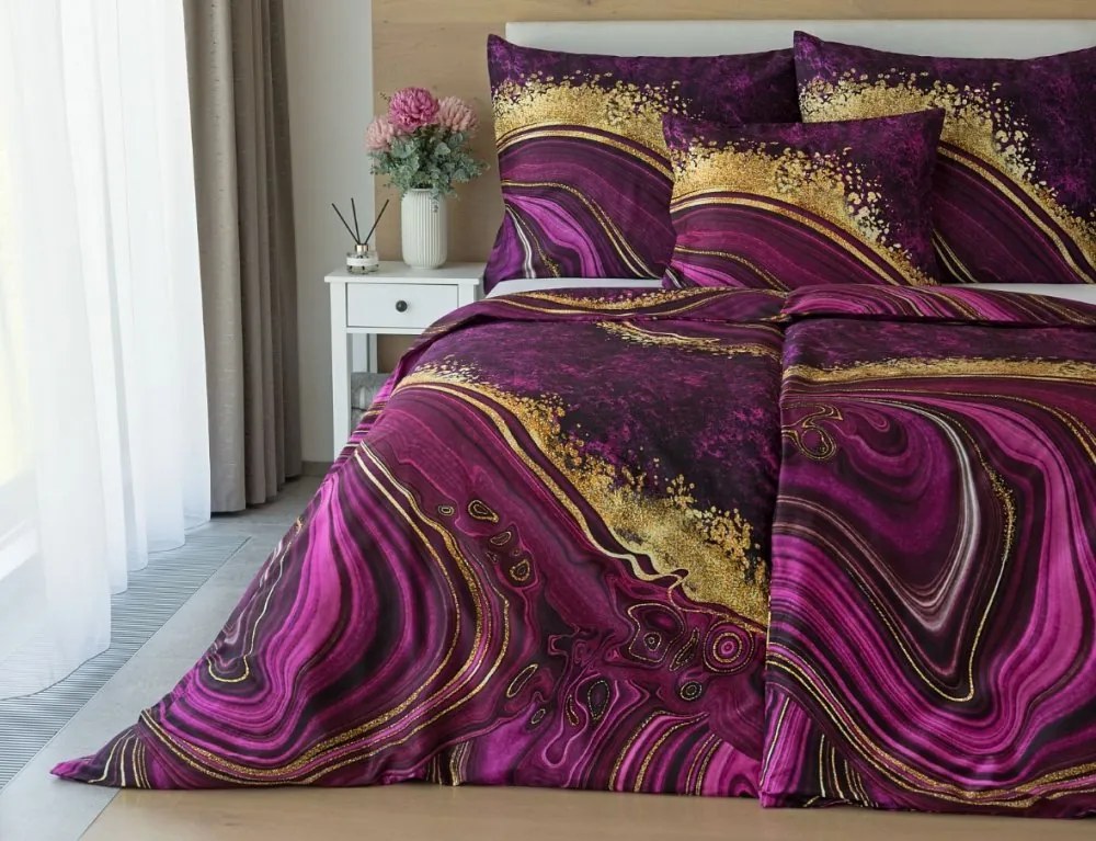 Saténové Posteľné obliečky Ramada Digitál 70x90 cm