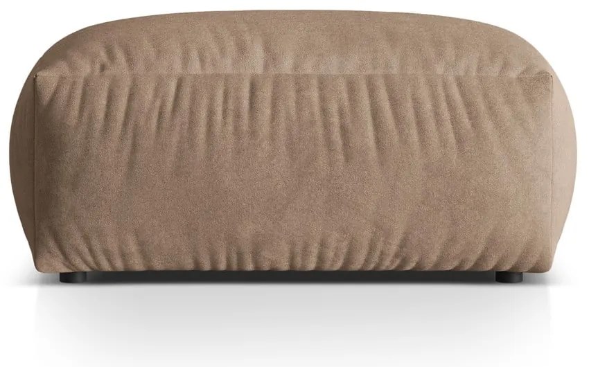 Svetlohnedá zamatová modulárna podnožka Martina – Micadoni