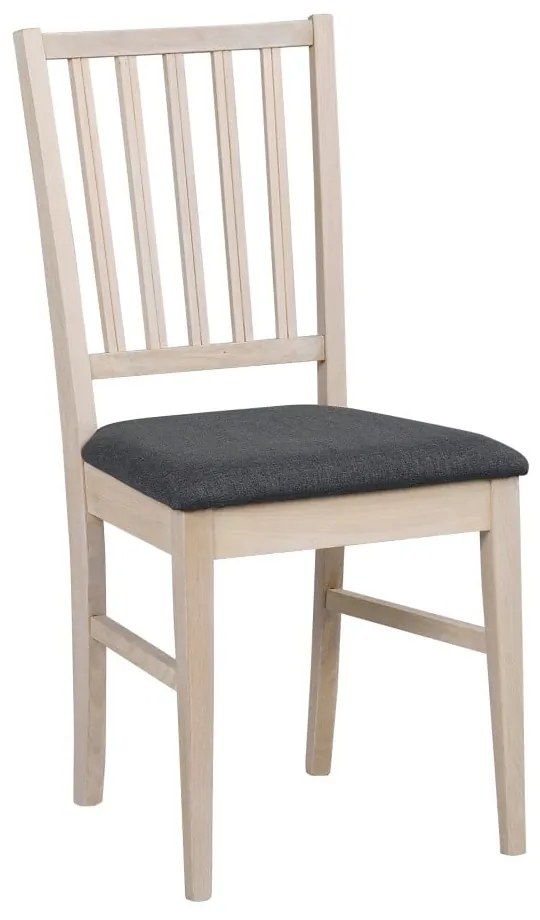 Sivá dubová jedálenská stolička Rowico Fillipa