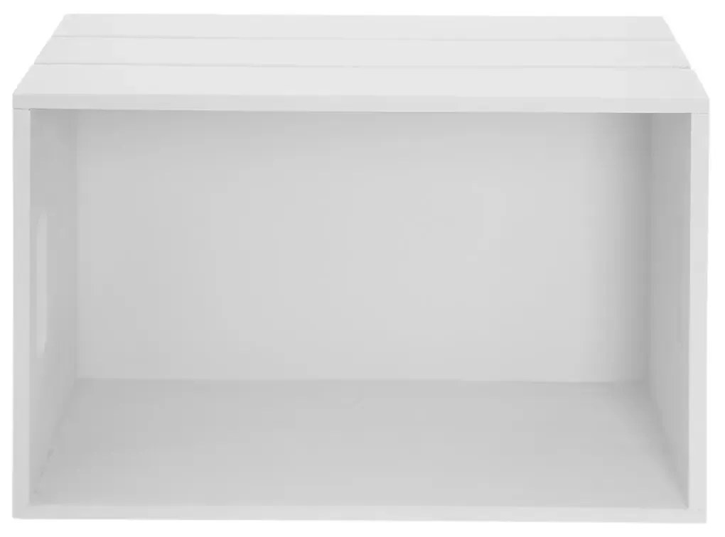 Orion Drevená debnička, biela, 31 x 21 x 13 cm, M